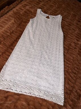 Rachel Kate White Lace Midi Dress